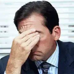 Michael Scott facepalm