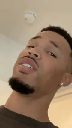 man making funny faces