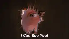 I Can See You! Eye in the wall