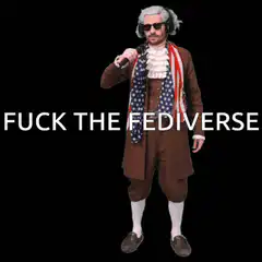 George Washington points at explosion