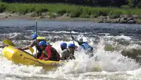 Rafters flip in yellow raft