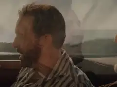 Nicolas Cage yelling at Pedro Pascal