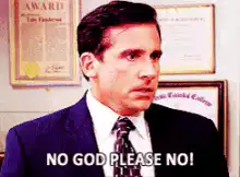 Michael Scott No God Please No