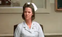 Nurse Ratched judging stare