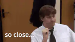 Michael Scott so close