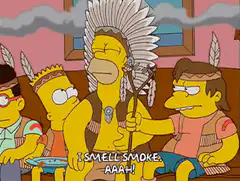 Homer Smells Smoke