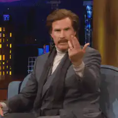 Will Ferrell hand gesture