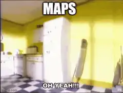 Maps breaks through the wall