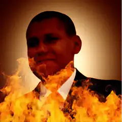 Man on fire