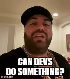 Can devs do something?