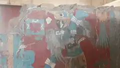Ancient Mural of Bird Man