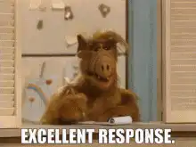 ALF Excellent Response