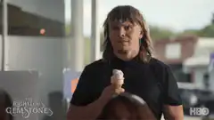 The Righteous Gemstones man with ice cream