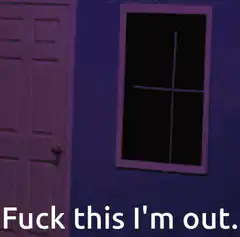Man jumps out window