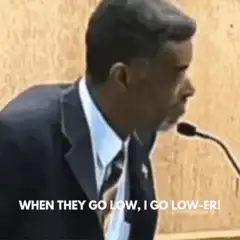 When they go low, I go low-er