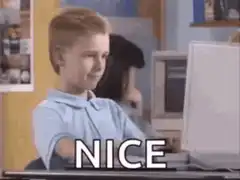 Nice kid computer nod