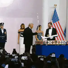 Donald Trump sword fight