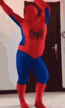 Spider-Man dancing