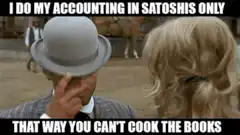 I do my accounting in satoshis only