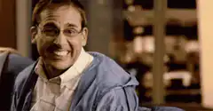 Steve Carell laughing