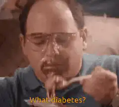 What diabetes? eating cake