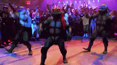Teenage Mutant Ninja Turtles dancing