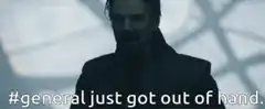 Doctor Strange smirking #general just got out of hand