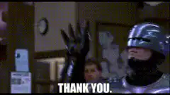 RoboCop says thank you
