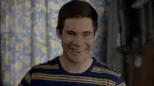 David Corenswet smiling then frowning