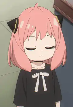Anya Forger disappointed face