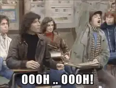 Meathead raises hand in class