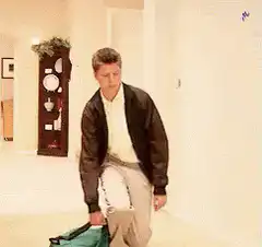Man collapses to the floor