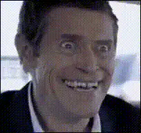 Terry Crews wide-eyed laughing face