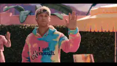 Ryan Gosling as Ken saying thank you