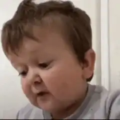 Baby side eye roll