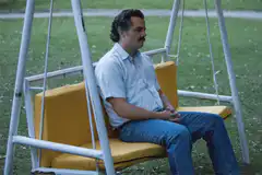 Wagner Moura as Pablo Escobar pregnant