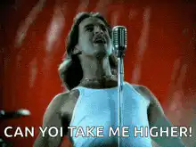 Billy Idol singing Can You Take Me Higher