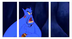 Genius Genie Angry Face
