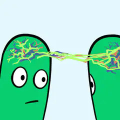 Green blobs mind linking