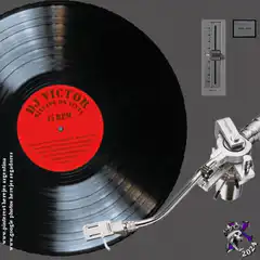 DJ Victor vinyl record spinning
