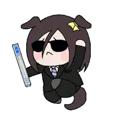 chibi detective with lightsaber