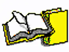 pixel art open book