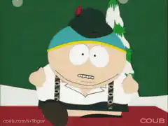 Stan Marsh dancing in a classroom
