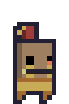 pixel art character head