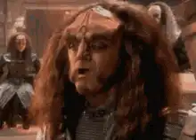 Klingon looks shocked