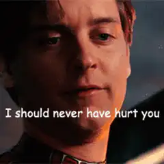 Tobey Maguire I should never have hurt you