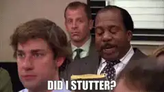 Did I stutter? Mr. Feeny