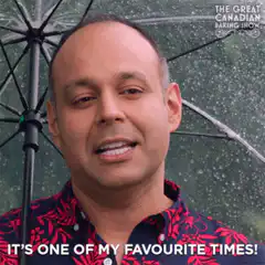 Great Canadian Baking Show rain umbrella