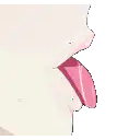 anime girl sticking tongue out