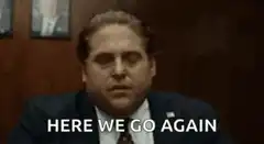 Jonah Hill Here We Go Again Facepalm